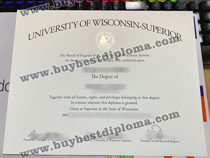 University of Wisconsin Superior diploma, UW Superior certificate,