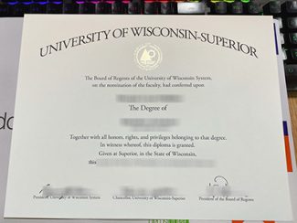 University of Wisconsin Superior diploma, UW Superior certificate,