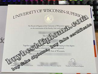 University of Wisconsin Superior diploma, UW Superior certificate,