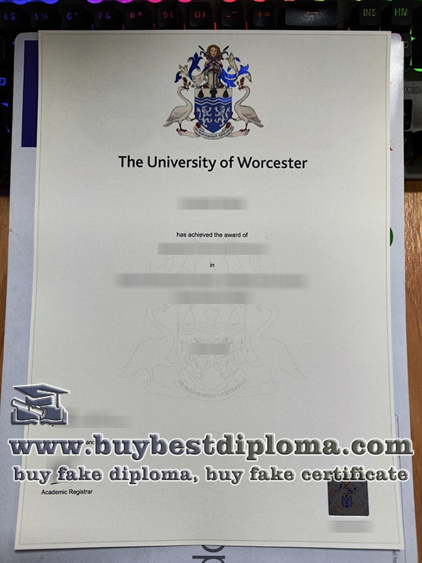 University of Worcester degree, University of Worcester certificate,
