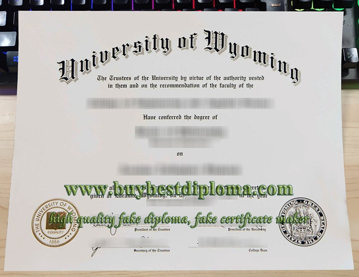 University of Wyoming diploma, fake University of Wyoming degree, University of Wyoming certificate,