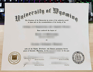 University of Wyoming diploma, fake University of Wyoming degree, University of Wyoming certificate,