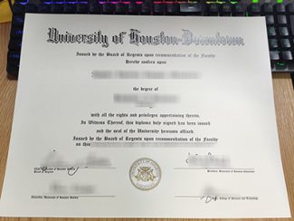 University of Houston-Downtown fake diploma