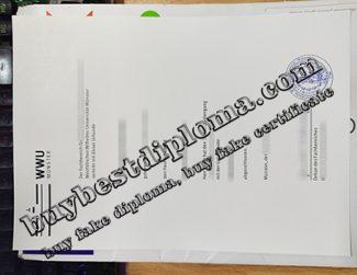 Universität Münster diploma