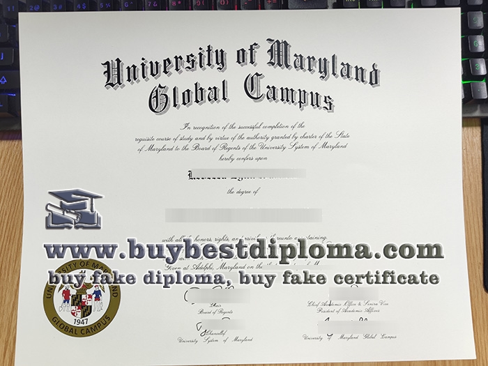 University Of Maryland Global Campus Degree, Fake UMGC Diploma,