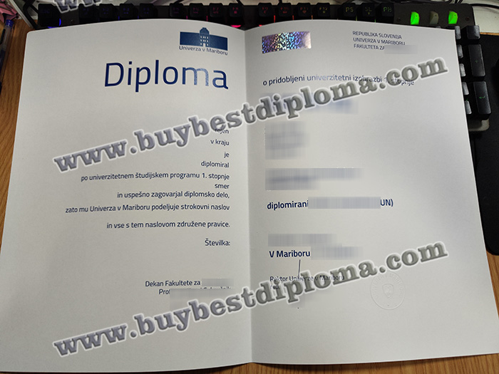 Univerza v Mariboru diploma, University of Maribor degree,