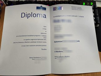 Univerza v Mariboru diploma, University of Maribor degree,