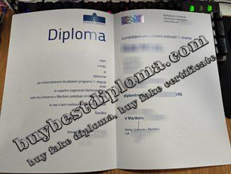 Univerza v Mariboru diploma, University of Maribor degree,