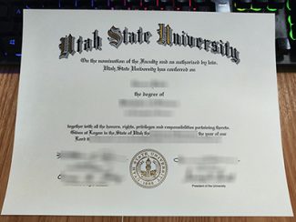 Utah State University fake diploma, fake USU certificate,
