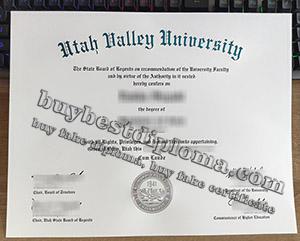 Utah Valley University degree, fake UVU diploma, fake Utah Valley University certificate,