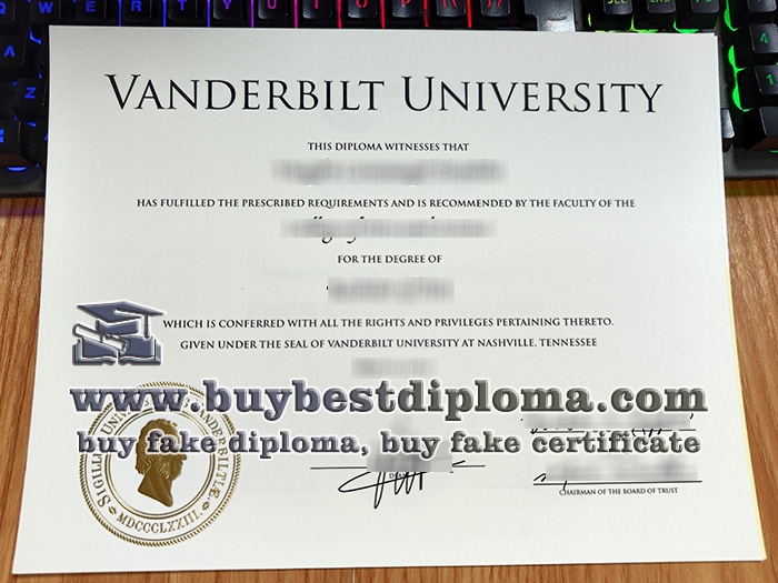 Vanderbilt University fake diploma,