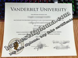 Vanderbilt University fake diploma,