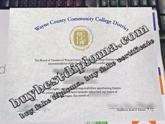 Wayne County Community College diploma, Wayne County Community College certificate,