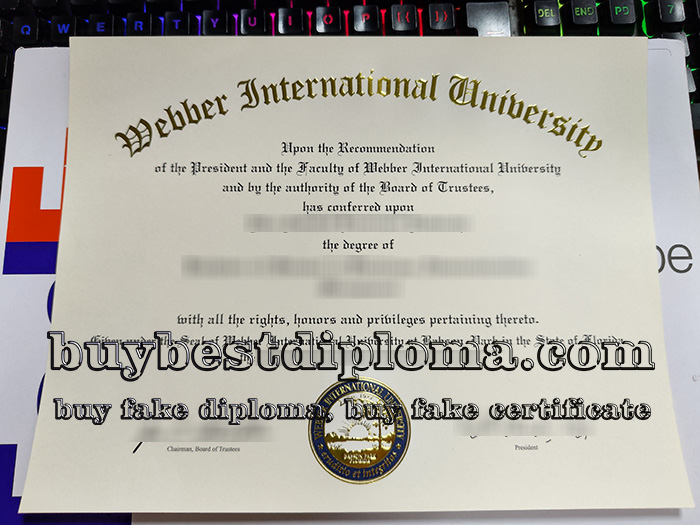 Webber International University diploma, Webber International University certificate,