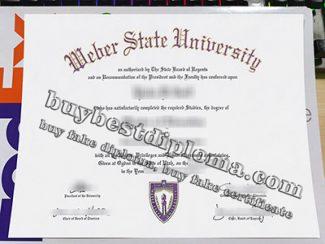 Weber State University diploma, fake Weber State University degree,