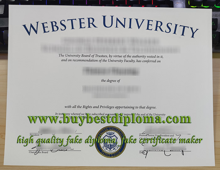 Webster University diploma, Webster University degree, Webster University certificate,