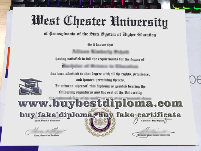 West Chester University diploma, fake West Chester University degree,