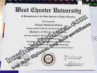 West Chester University diploma, fake West Chester University degree,