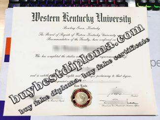 Western Kentucky University diploma, fake Western Kentucky University degree,