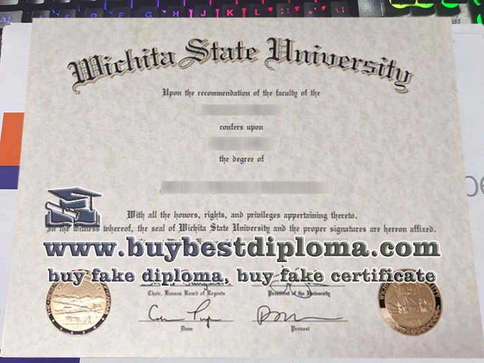 Wichita State University diploma, Wichita State University degree,