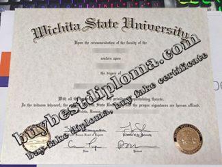 Wichita State University diploma, Wichita State University degree,