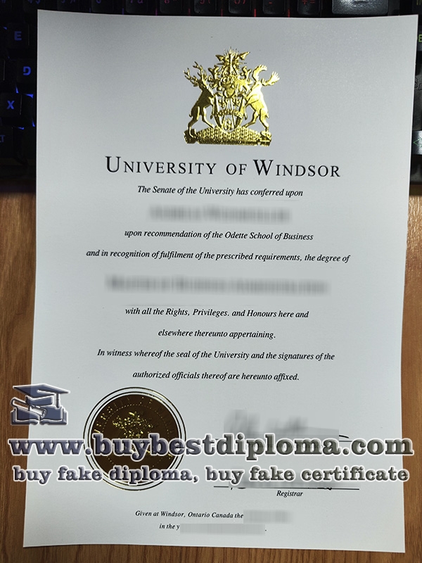 University of Windsor fake diploma, University of Windsor certificate,