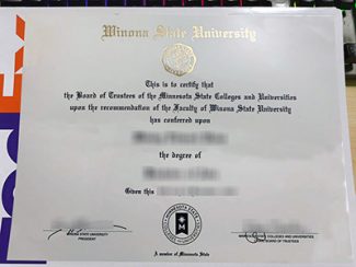 Winona State University diploma, fake Winona State University degree,