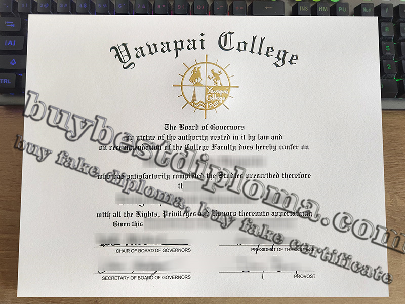 Yavapai College diploma