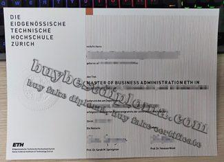 ETH Zürich diploma, ETH Zürich degree certificate, fake MBA degree,