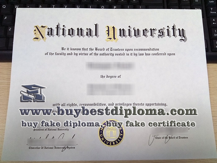 National University diploma, fake National University degree,