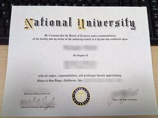 National University diploma, fake National University degree,